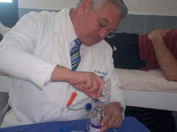 Preparación de Autohemoterapia